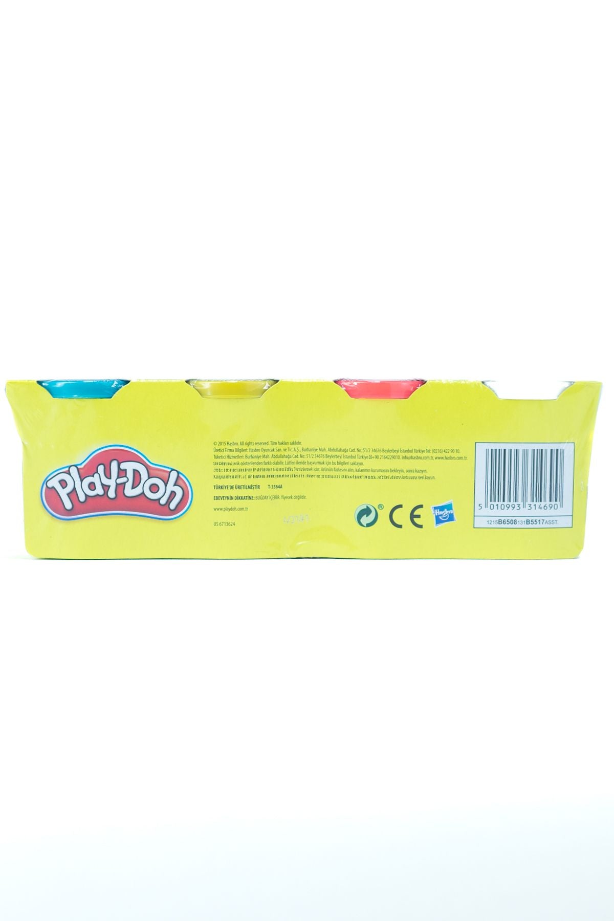 Kırtasiye Oyun Hamuru 4 lü Play-Doh Anaokulu ilkokula Kolay Şekil Alan Çocuk Dostu Rengarenk